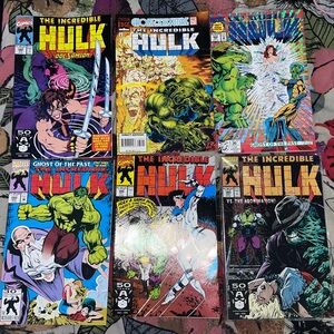 Marvel The Incredible Hulk Comic Collection - Green, Red, Blue Covers